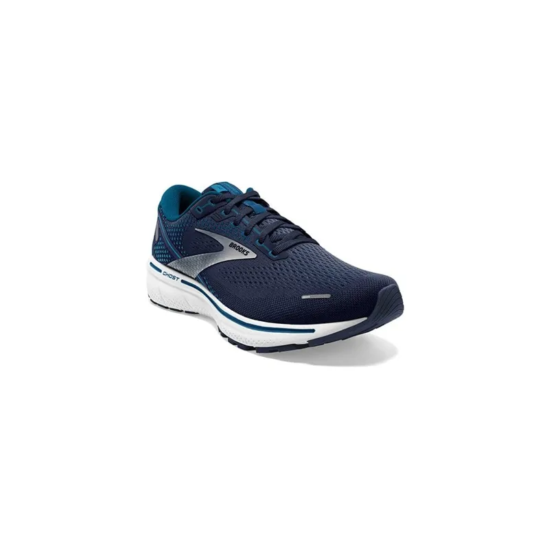 Brooks Ghost 14 Navy/Whi UK 14 - Navy/White-1